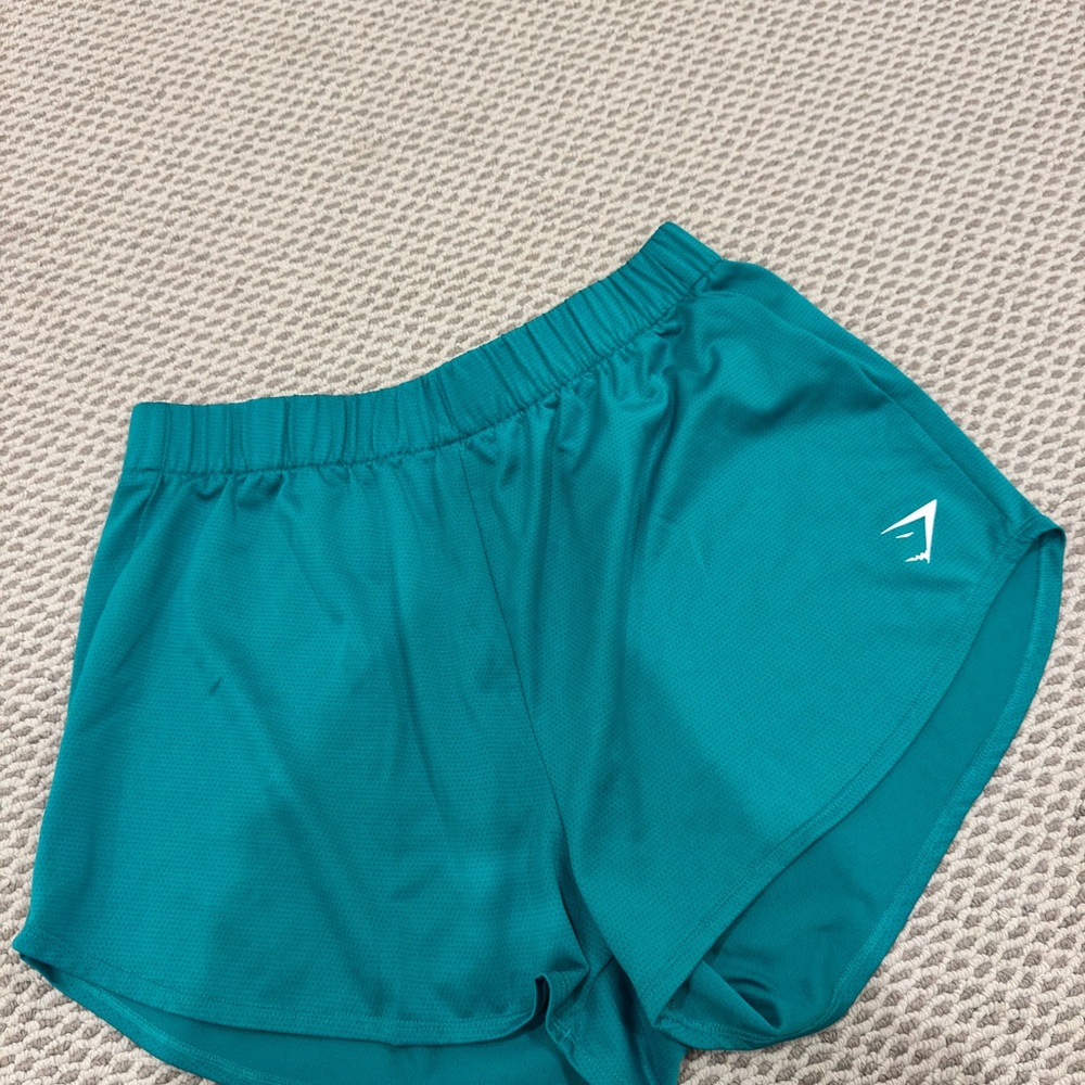 Gymshark Turquoise Athletic Shorts